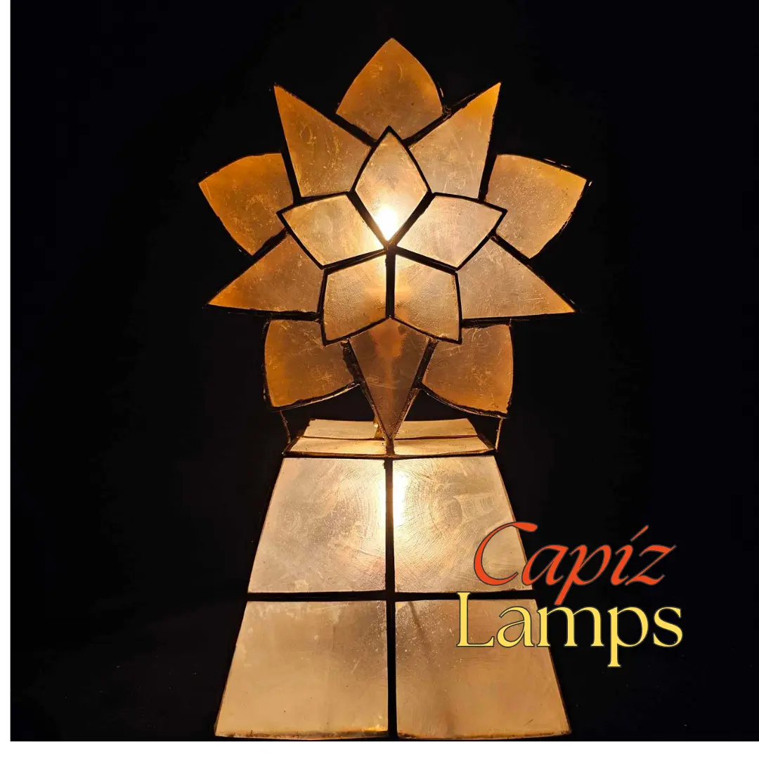 Capiz Christmas Lamps