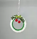 Handicraft Hanging Mini Hoop Ornament