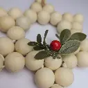 Handcrafted Wooden Bead Star Ornament