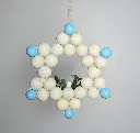 Handcrafted Wooden Bead Star Ornament