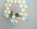 Handcrafted Wooden Bead Star Ornament