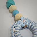 Handcrafted Wooden Bead Drop Mini Ornament