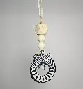 Handcrafted Wooden Bead Drop Mini Ornament