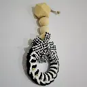 Handcrafted Wooden Bead Drop Mini Ornament