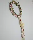 Handcrafted Wooden Bead Drop Mini Ornament