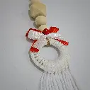 Handcrafted Wooden Bead Drop Mini Ornament