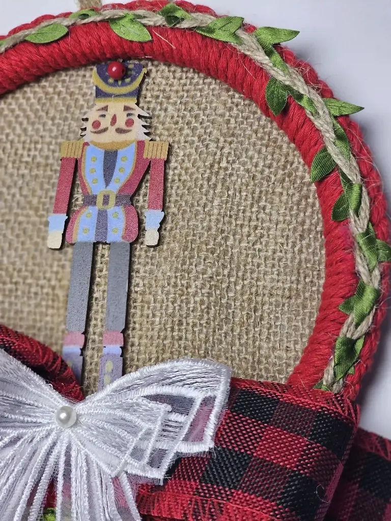 Handcrafted Nutcracker Hanging Wall Ornament 