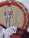 Handcrafted Nutcracker Hanging Wall Ornament 