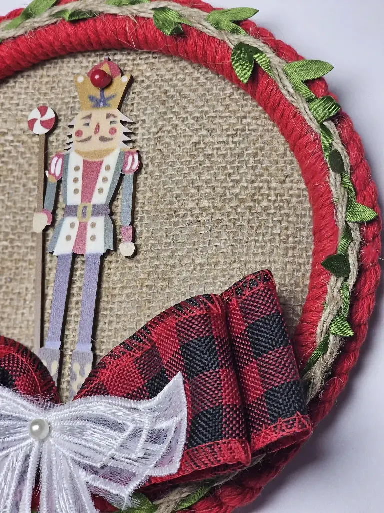 Handcrafted Nutcracker Hanging Wall Ornament