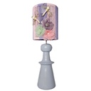 Assembled: Pastel Garden Lamp: 1064 Shade + 1071 Rich Lavander Gloss