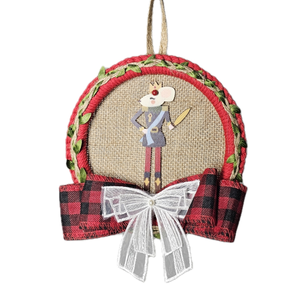 Handcrafted Nutcracker Hanging Wall Ornament