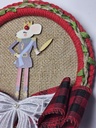 Handcrafted Nutcracker Hanging Wall Ornament