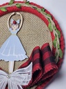 Handcrafted Princess Hanging Wall Ornament