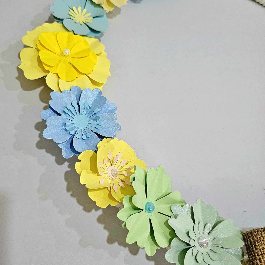 Handcrafted Large 15.5" Hoop Wreath
