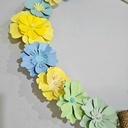 Handcrafted Large 15.5" Hoop Wreath