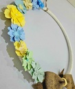 Handcrafted Large 15.5" Hoop Wreath