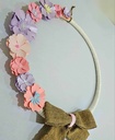 Handcrafted Large 15.5" Hoop Wreath