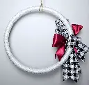 Handcrafted Holiday Boho Door Hanging Wreath
