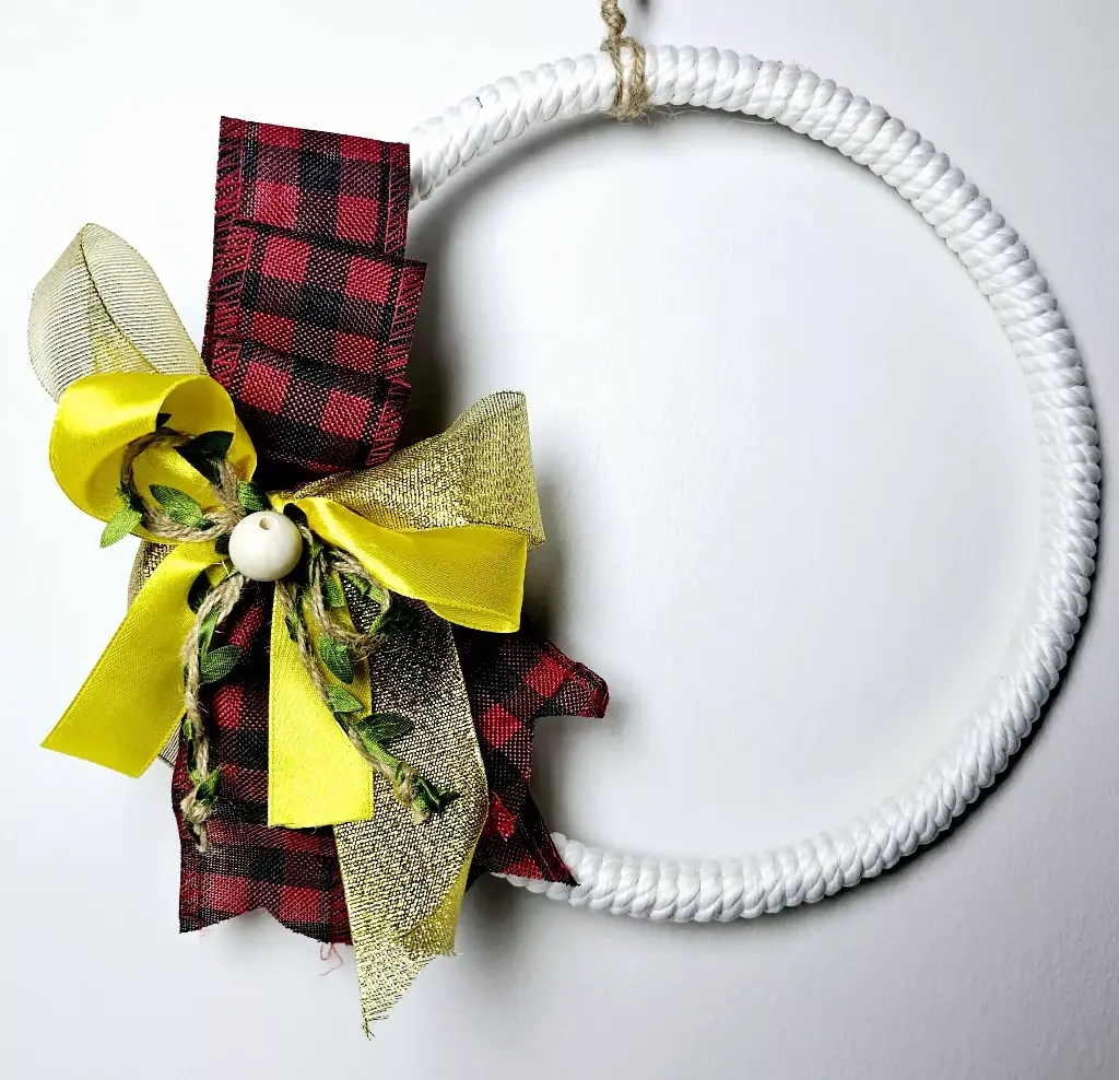 Handcrafted Boho Holiday Door Hanging Wreath