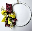 Handcrafted Boho Holiday Door Hanging Wreath