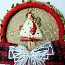 Handcrafted Angel Hanging Wall Ornament