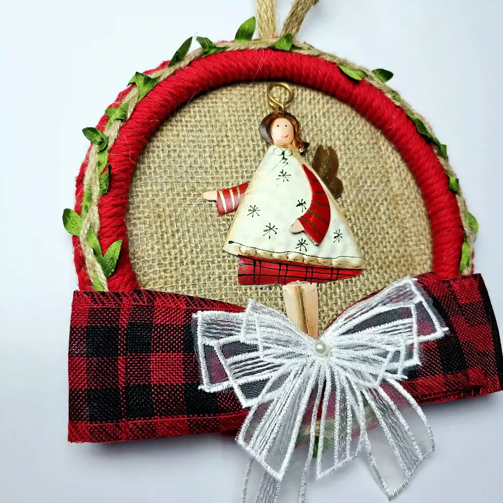 Handcrafted Angel Hanging Wall Ornament