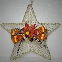 Handcrafted Autumn Hanging Star Decor