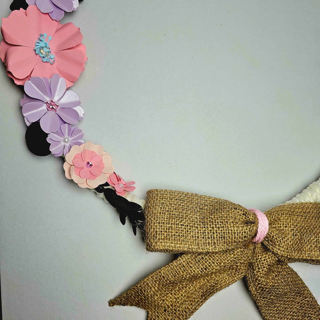 Handcrafted Large 15.5" Hoop Wreath