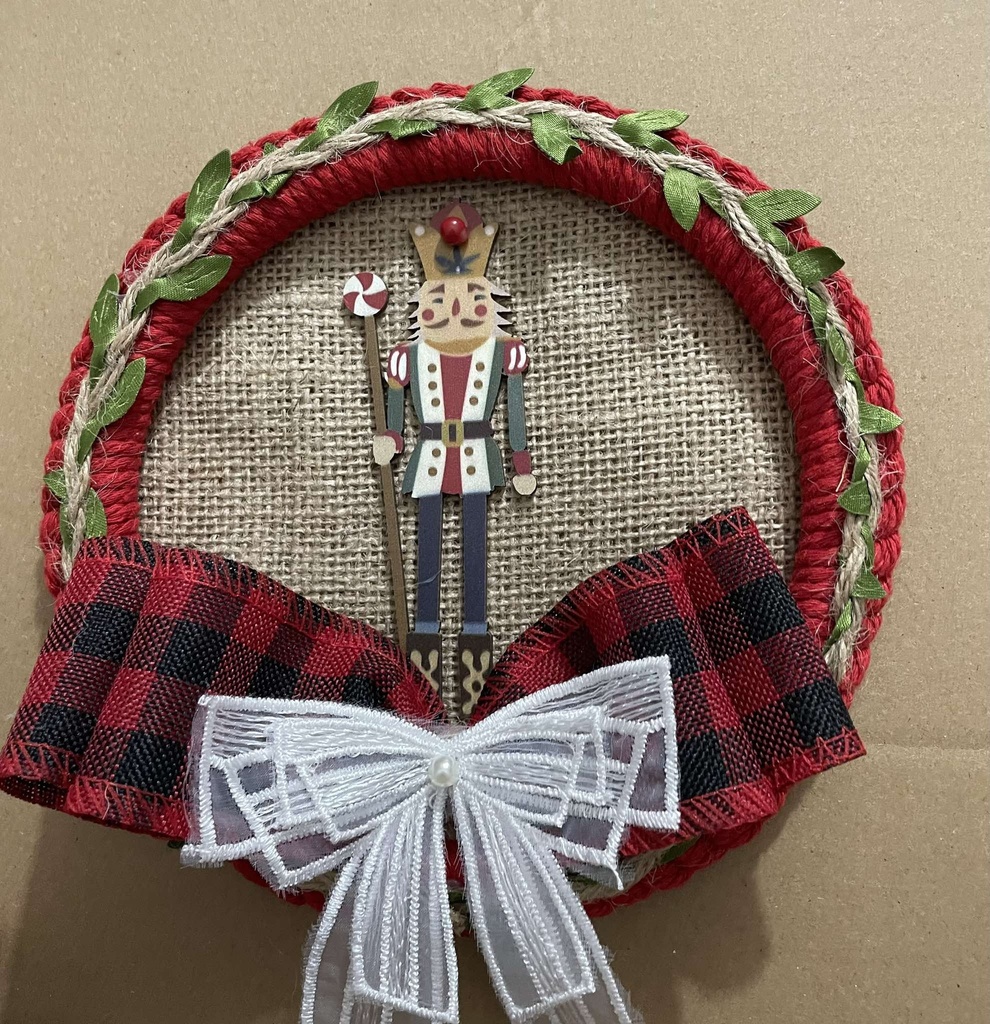 Handcrafted Nutcracker Hanging Wall Ornament