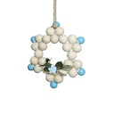 Handcrafted Wooden Bead Star Ornament