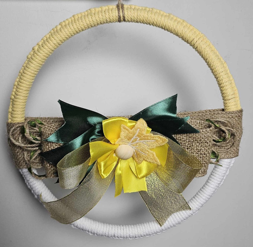 [US-0255] Handcrafted Medium 11" Hoop Wreaths