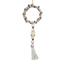 Handcrafted Wooden Bead Drop Mini Ornament