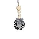 Handcrafted Wooden Bead Drop Mini Ornament