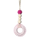 Handcrafted Wooden Bead Drop Mini Ornament