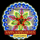 Parol Sapin-Sapin Fiesta Capiz Lantern - 32 inches, US 110v