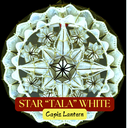Parol Tala White Natural Capiz Lantern - 32 inches, US 110v