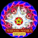 Parol Tala Majestic Manila Capiz Lantern - 25 inches, US 110v