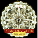 Parol Tala White Natural Capiz Lantern - 25 inches, US 110v