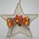 Handcrafted Autumn Hanging Star Decor