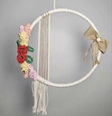 Handcrafted Large 15.5" Hoop Wreath