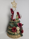 Handcrafted Tabletop Decor Christmas Tree 15"