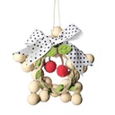 Handcrafted Wooden Bead Star Ornament