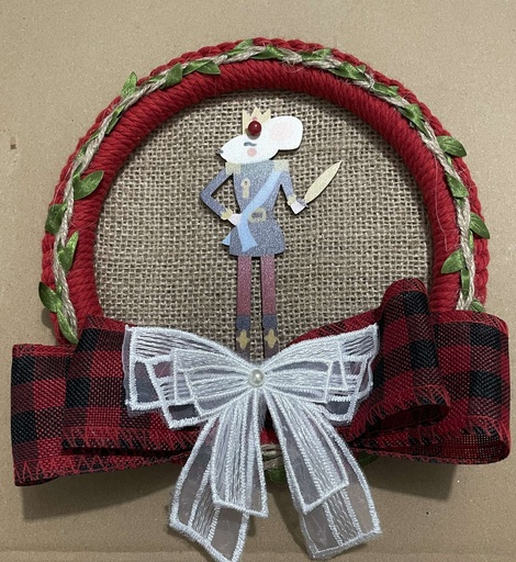 [US-0131] Handcrafted Nutcracker Hanging Wall Ornament